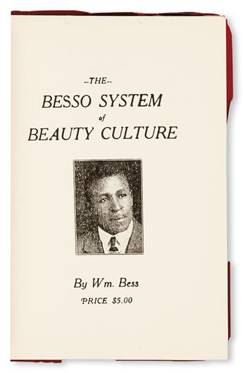 (COSMETOLOGY AND BEAUTY CULTURE.) BESS, WILLIAM. The Besso System of Beauty Culture.